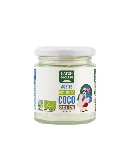 Organic vegan virgin coconut oil 215ml NaturGreen