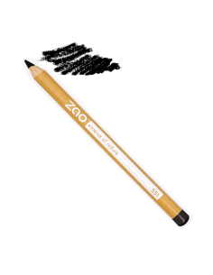 Lápis de olhos orgânico 551-Noir - Zao Make up | EKIEKO