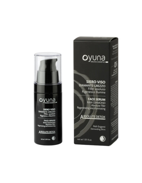 Detox-Gesichtsserum mit Diamant 30 ml - Oyuna | EKIEKO