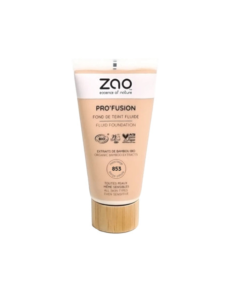 Pro'fusion Fluid Makeup 853 Petal Beige - ZAO | EKIEKO
