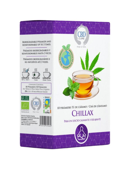 Infusion Cañamo Chillax Eco 10piramides Cbd Cure | EKIEKO