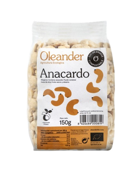Anacardos Crudos Eco 150g Oleander | EKIEKO