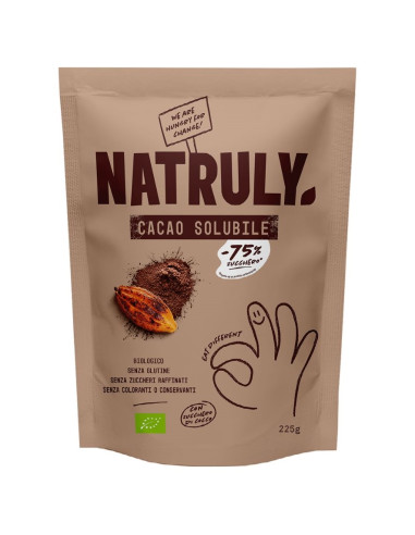 Cacao Soluble Bio 225g Natruly - NaturGreen | EKIEKO