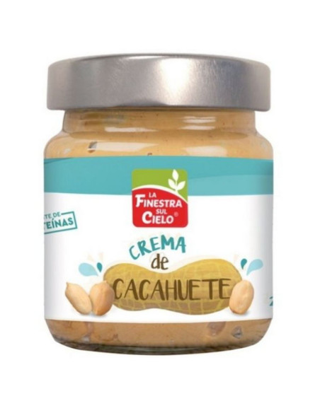 Crema de Cacahuete SinGluten Vegan 200g La Finestra Sul Cielo | EKIEKO