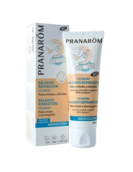 Aromaderm Cicarom Bálsamo Reparador Bio 40ml - Pranarom | EKIEKO