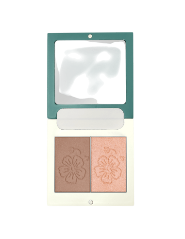 Dúo Sombras DYP 104 Rosa Beige/Coral Satinado | EKIEKO