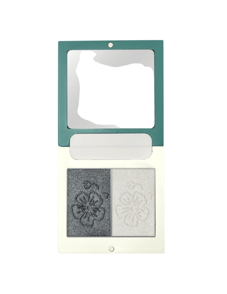 Dúo Sombras DYP 105 Azul Gris Satinado / Plata | EKIEKO