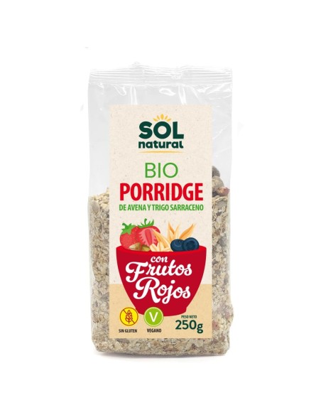 Porridge aux fruits rouges 250 g | Solnatural ECO