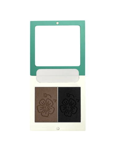 Dúo Sombras DYP 112 Taupe Marrón / Negro Profundo | EKIEKO