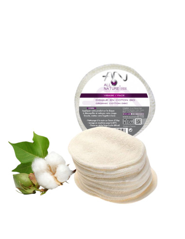 Discos desmaquillantes Bio x10 - Allo Nature | EKIEKO