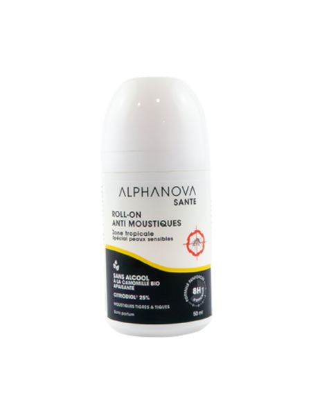 Roll-on antimosquitos tropical 50ml - Alphanova | EKIEKO