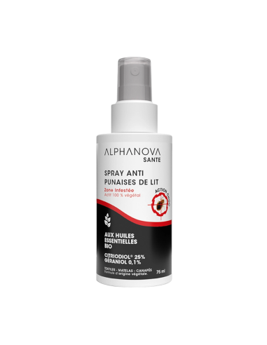 Spray repelente de chinches 75 ml - Alphanova | EKIEKO
