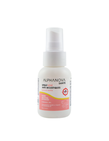 Anti-Mosquitos Bebé Spray Textil 50 ml - Alphanova | EKIEKO