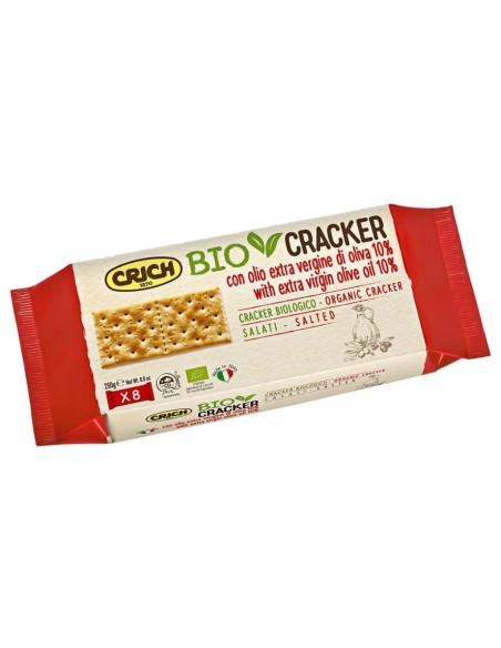 Biocrackers Αλατισμένο με Βιολογικό Ελαιόλαδο 250g | Crich