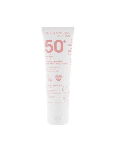 Leche Solar Bebé SPF50+ 50ml - Alphanova | EKIEKO