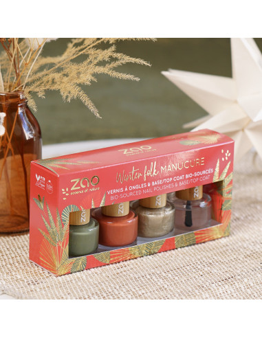 Cofre Esmaltes Manicura Winter Folk - ZAO Make Up | EKIEKO
