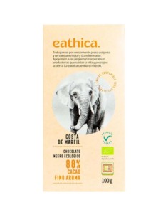 Zartbitterschokolade 88% Kakao Elfenbeinküste Bio 100g | Ethiquable