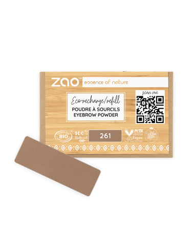 Zao Recarga Polvo de Cejas 261 Castaña | EKIEKO
