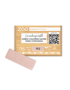 Zao Recarga Sombra Nacarada 102-Beige Rose | EKIEKO