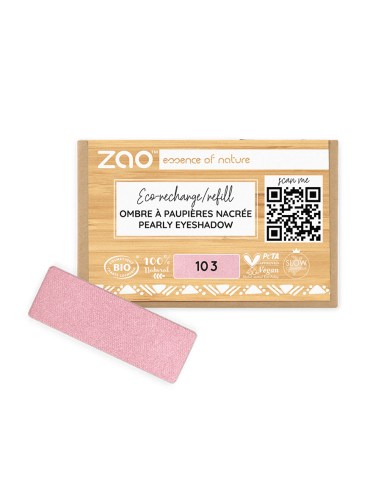 Zao Recarga Sombra Nacarada 103 Vieux Rose | EKIEKO