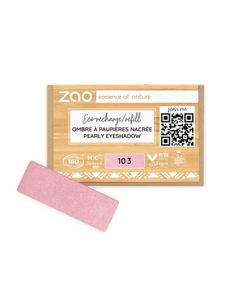 Zao Recarga Sombra Nacarada 103 Vieux Rose | EKIEKO