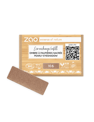 Zao Recarga Sombra Nacarada 106 Bronze | EKIEKO