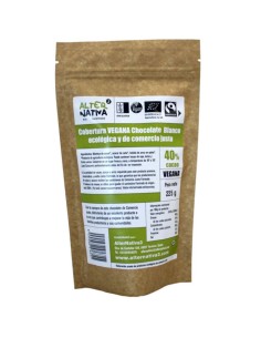 Chocolat blanc végétalien 40% cacao bio 225g | Alternative3