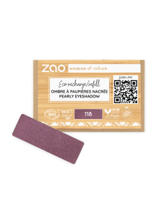 Zao Recarga Sombra Nacarada 118-Prune - ZAO Make Up | EKIEKO