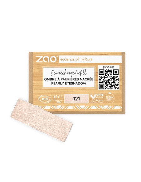 Zao Recarga Sombra Nacarada 121 Ivoire Nacré | EKIEKO