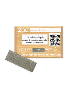 Zao Recarga Sombra Nacarada 123 Gris Kaki | EKIEKO