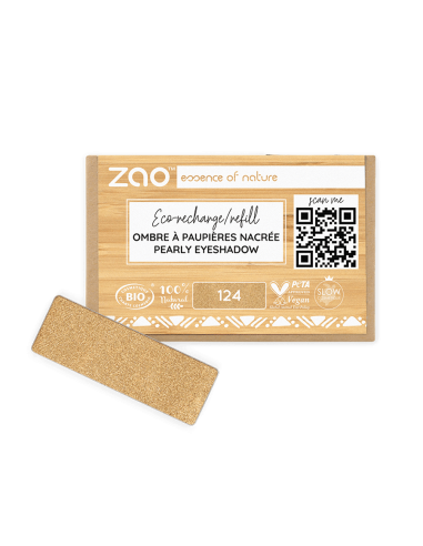 Zao Recarga Sombra Nacarada 124-Or - ZAO Make Up | EKIEKO