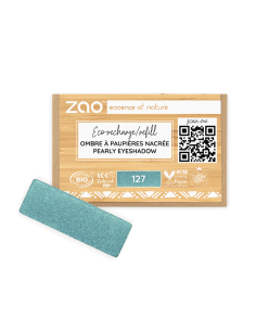 ZAO Recarga Sombra Nacarada 127 Bleu Paon | EKIEKO