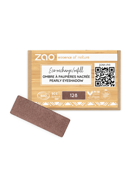 Zao Recarga Sombra Nacarada 128 Tiramisú | EKIEKO