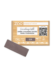 Sombra Recarga Nacarada 129 Taupe - ZAO Make Up | EKIEKO