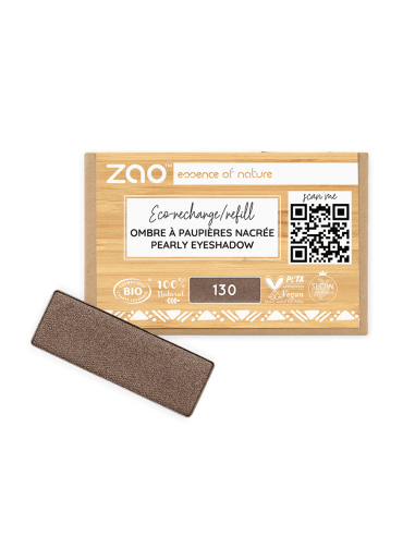 Zao Recarga Sombra Nacarada 130 Marrón Profond | EKIEKO