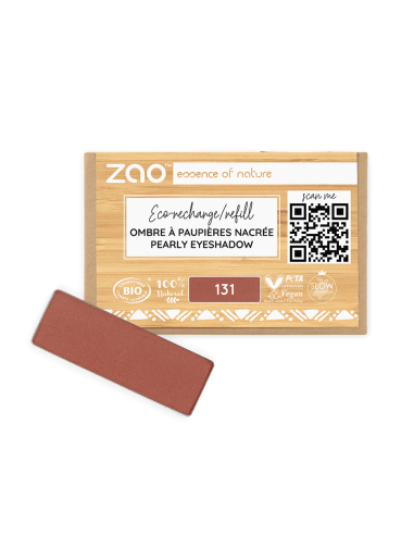 Zao Recarga Sombra Nacarada 131 Terre de Sienne | EKIEKO