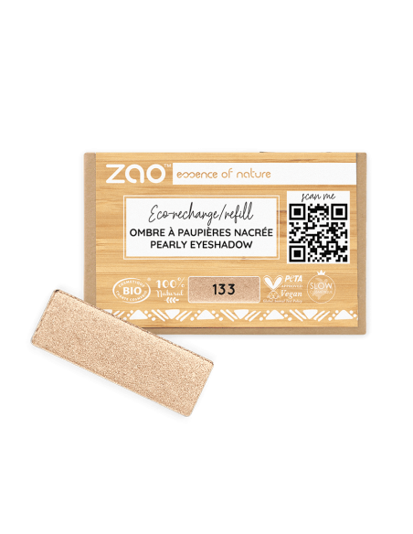 Zao Recarga Sombra Nacarada 133 Goldy | EKIEKO
