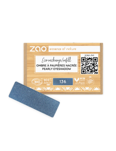 Zao Recarga Sombra Nacarada 136 Bleu Nuit | EKIEKO