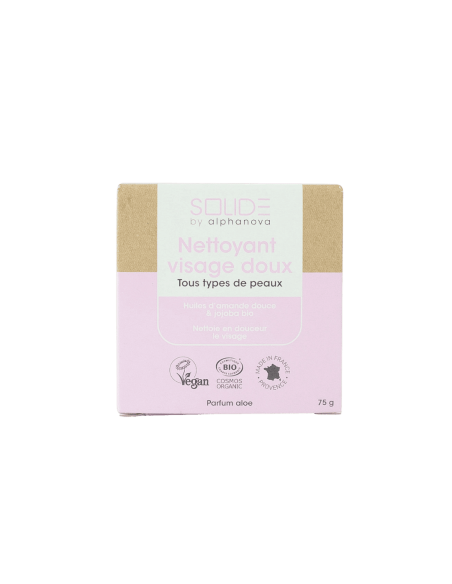 Limpiador Facial Sólido 75 g - Alphanova | EKIEKO