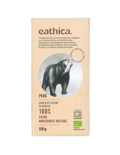 Σοκολάτα υγείας 100% κακάο Perú Bio 100g | Eathica