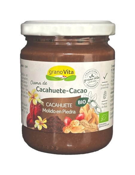 Bio-Erdnuss-Kakao-Creme 250g | Granovita