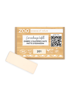 Zao Recarga Sombra Mate 201 Ivoire | EKIEKO
