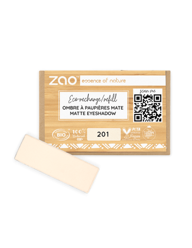 Zao Recarga Sombra Mate 201 Ivoire | EKIEKO