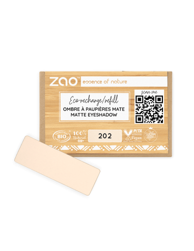 Zao Recarga Sombra Mate 202 Brun Beige | EKIEKO