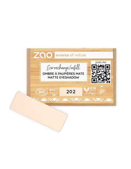 Zao Recarga Sombra Mate 202 Brun Beige | EKIEKO