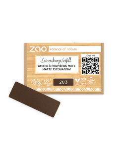 Zao Recarga Sombra Mate 203 Brun Foncé | EKIEKO