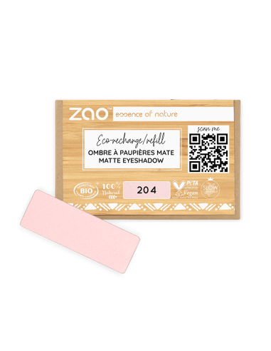 Zao Recarga Sombra Mate 204 Vieux Rose | EKIEKO