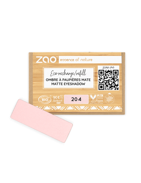 Zao Recarga Sombra Mate 204 Vieux Rose | EKIEKO