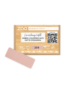 Zao Recarga Sombra Mate 208 Nude Rose | EKIEKO