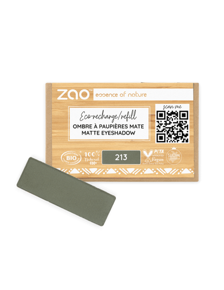 Zao Recarga Sombra Mate 213 Vert Militaire | EKIEKO
